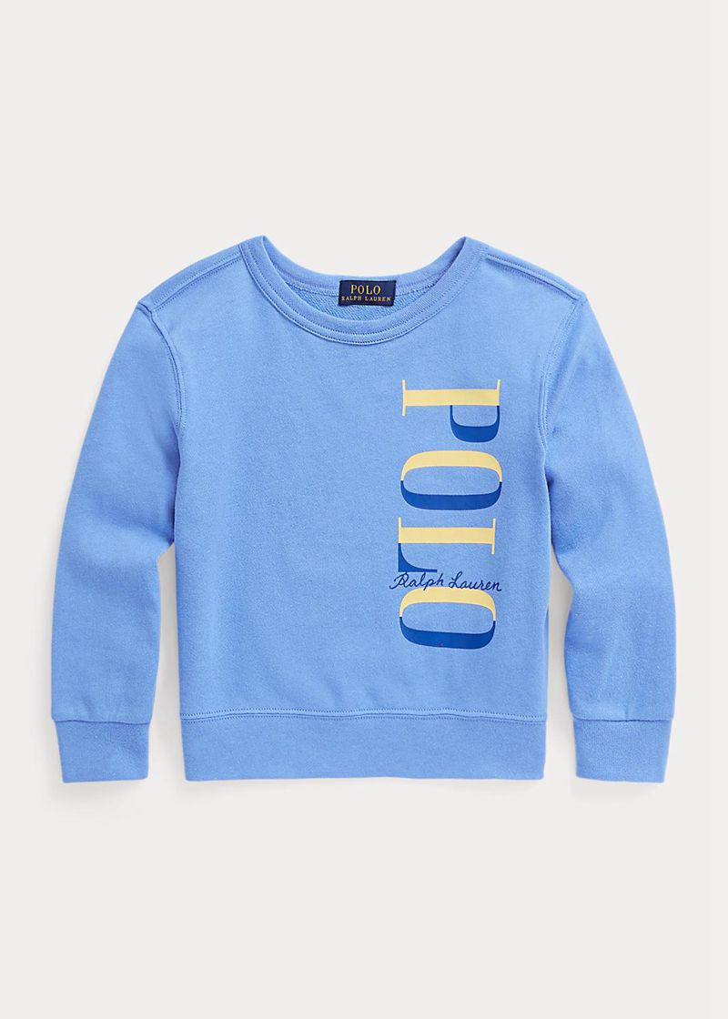 Sudadera Ralph Lauren Niño 1.5-6 Años Logo Spa Terry Chile Azules EUQIY-7823